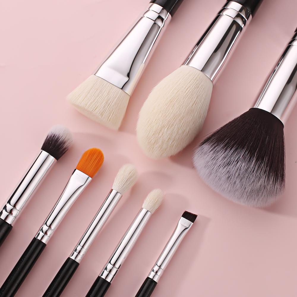 13-teiliges Make-up-Pinsel-Set In Weißer Tasche – Für Lidschatten, Highlighter & Perfektes Verblenden