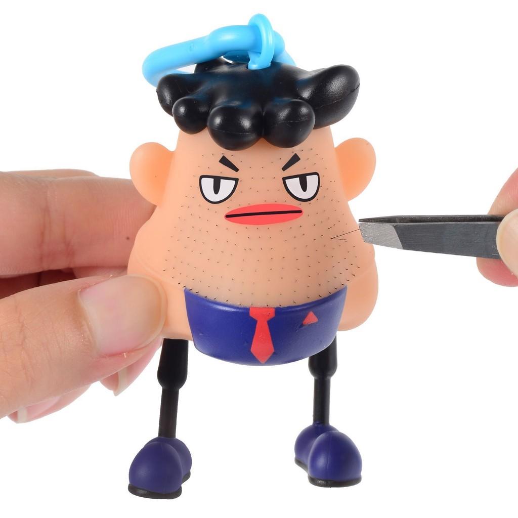 

Игрушка для удаления черных точек Mr Squeezing Plucking для снятия стресса Удаление волос на бороде темно-синий