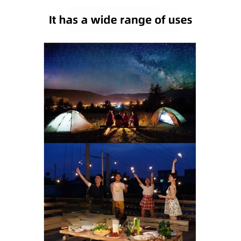 Portable Low-voltage USB Bulb Light Rechargeable Power Supply Outdoor Lighting Barbecue Camping Emergency Power Outage Fishing Stall