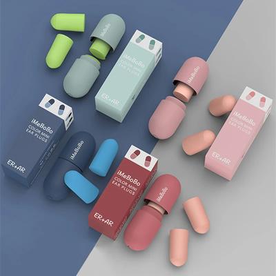 Tappi per le Orecchie Insonorizzati per Dormire Tappi per le Orecchie per il Sonno Speciali Silenziatori Morbidi Lenta Resilienza Studente Tappo per le Orecchie di Protezione Anti-Rumore