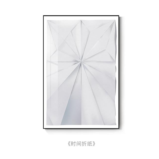 

Современный минималистичный белый холст, постеры и печать, сложенная бумага, художественные настенные фотографии оригами для гостиной, спальни, asile 21*30cm