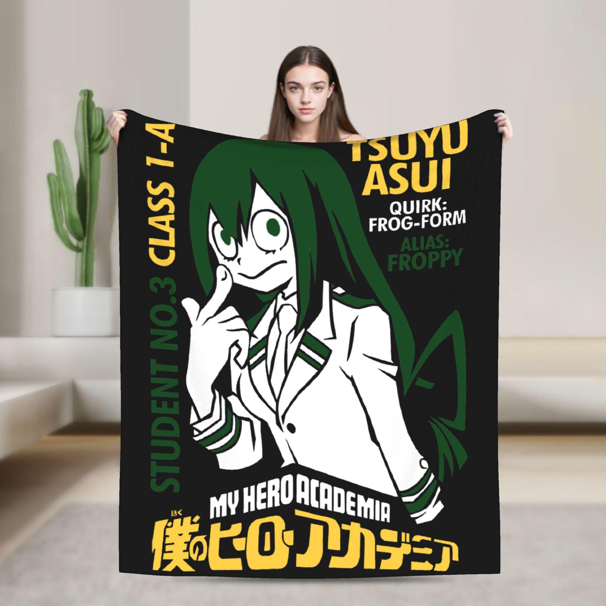 

Toga Himiko Manga Blankets Boku No My Hero Academia Fleece Novelty Breathable Throw Blanket for Bedding Lounge Autumn/Winter 200x150cm 80x60in