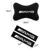 Car Seat Belt Protect Shoulder Pads Safety Handle Cover Headrest Neck Pillow for Mercedes benz W203 W204 W205 W210 W211 GLC CLA