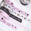 5Pieces Sweet Themed Washi Tape Rolls Creative Decorative Tape Stickers for Journals And Handmade Projects Craft Supply