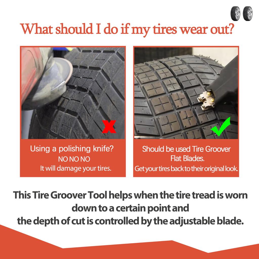 Tire Grover Blades Tire Grover Regroover #5 9/32" Square Standard Duty Blades New Upgrade 2024 (Set of 18)
