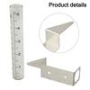 Easy To Read Glass Rain Gauge Durable Stainless Steel Garden Moisture Meter  Garden Monitoring