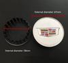 67mm 4pcs Acrylic Car Wheel Center Hub Caps Cover Emblem for Cadillac Escalade CTS CT5 XT5 XTS XLR BLS SLS STS ATS Auto Tire