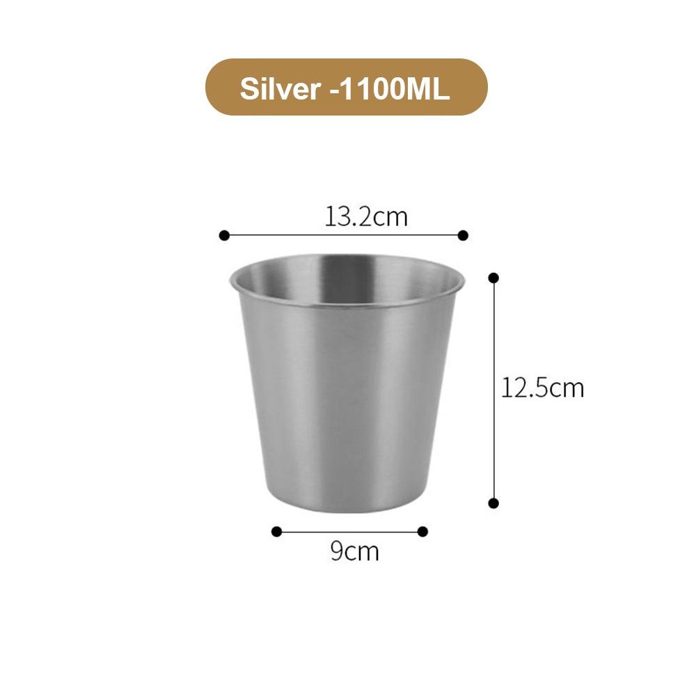 0,7L/1L/1,8L Biervat Roestvrij Staal Koelvat Creatieve Snackemmer Snack