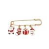 Bag Decoration Clothing Accessories Dress Shawl Clips Waistband Pin Christmas Brooches Safety Pins
