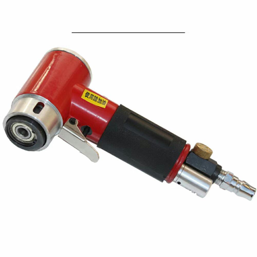 2 to 3-inch Mini Pneumatic Sandpaper Grinder & Polisher with Cleaning Brush Attachment