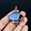 Owyhee Opal Pendant, Copper Electroformed Jewelry, Gemstone Pendant, Gift For Her Handmade Dainty Jewelry