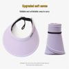 Women's UPF50+ Versatile Foldable Cycling Sun Hat - Large Brim, UV Protection