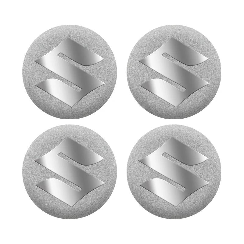 56MM Wheel Hub Cap Sticker Car Caps Rim Stickers Badge Cover Decoration For Suzuki JIMNY Grand Vitara Sx4 Swift Alto