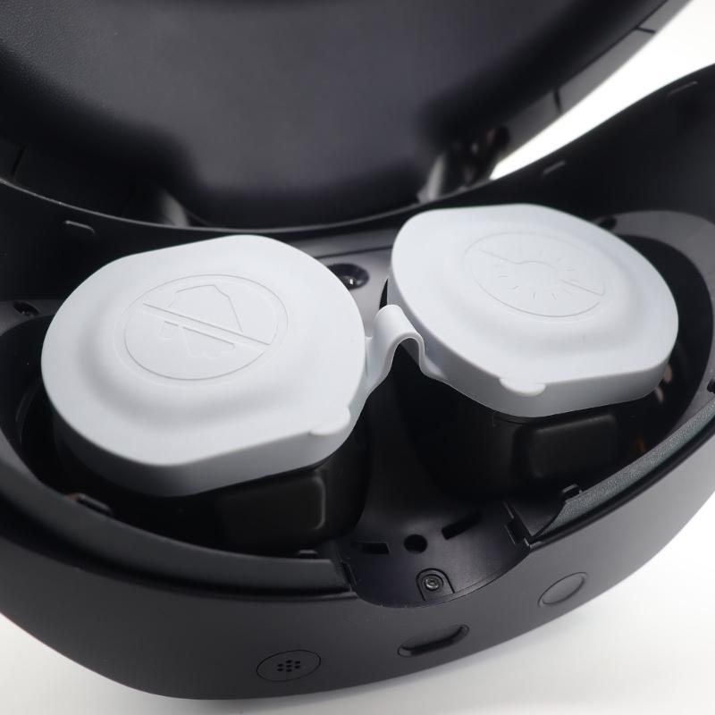 Soft Lens Cover VR Lens Caps Soft VR Glasses Silicone Caps Anti Scratch Caps for PS VR2 Headset Scratchproof Covers