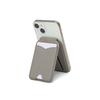Strong magnetic shaft card bag Mobile phone holder with makeup mirror card bag Suitable for Apple iPhone mirror PU card holder