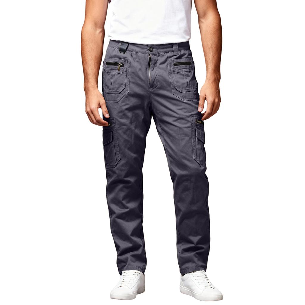 Men's Sports Pants, Casual Pants, Multi Pocket Work Pants