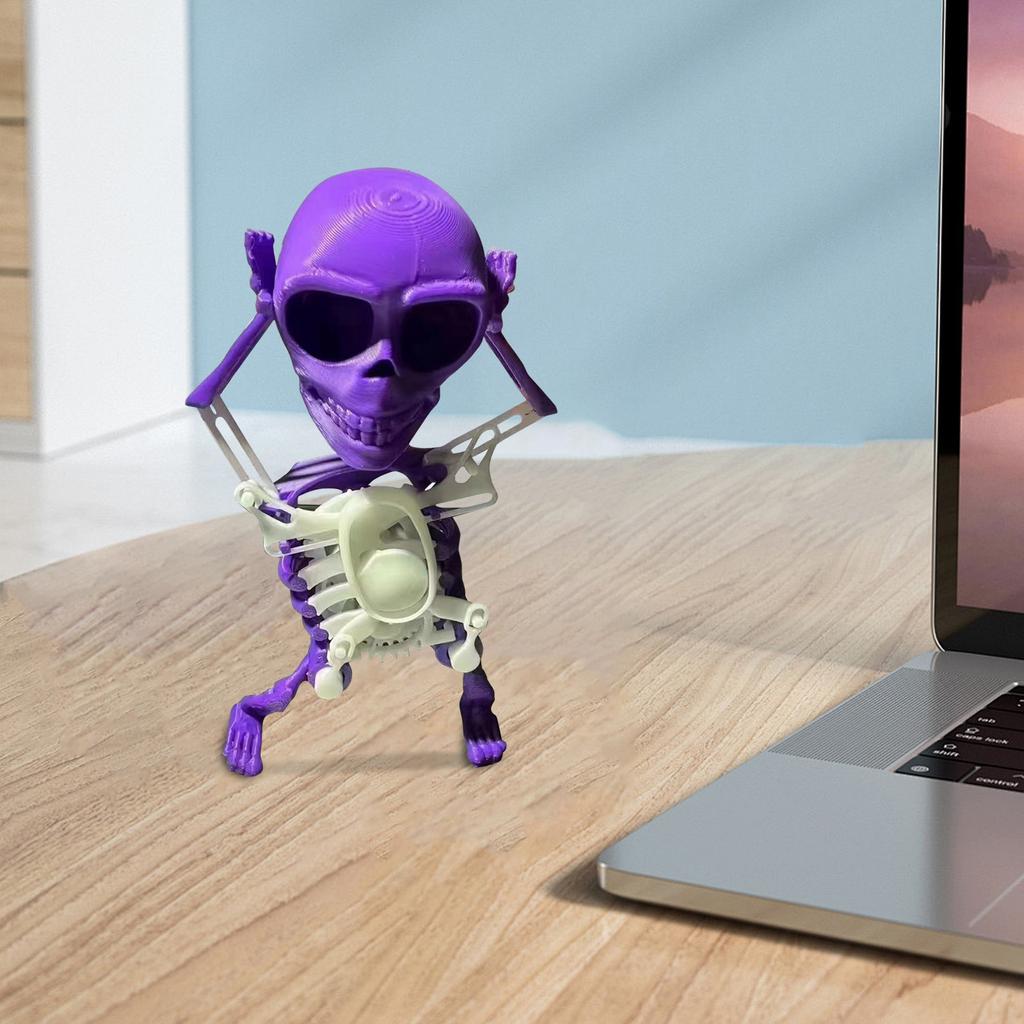 Dansende skjelettmannleker Clockwork Morsomme små lekepynt