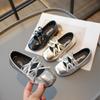 2025 Autumn Bow Princess Shoes: Sweet, Bright Leather Korean-Style for Little Girls