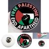 Broche Pin Palestine Libre Décorative et Robuste en Alliage Métallique Accessoire