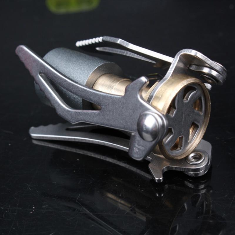 Campingovn Bærbar minigasskomfyr Utendørs kokekar Komfyr for BBQ Fotturer Backpacking