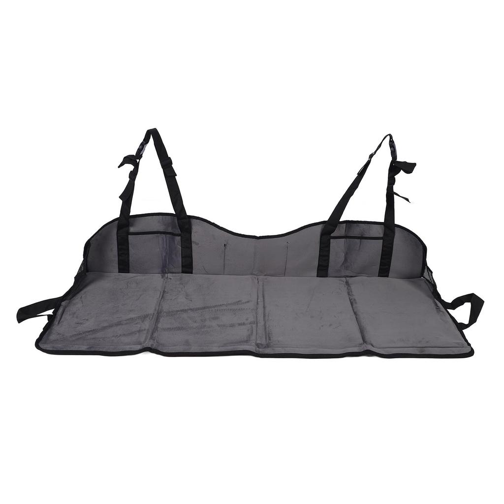 Skládací prodlužovač zadního sedadla auta Měkký vylepšený komfort Plyšový přenosný prodlužovací matrace na zadní sedadlo