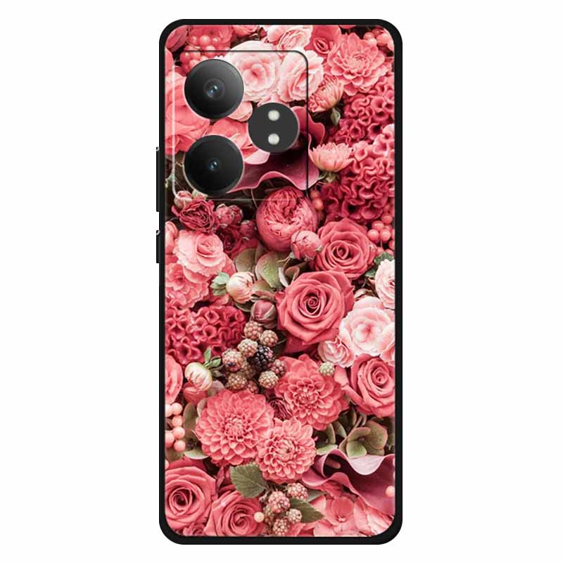 For Realme GT 6T Case Silicone Soft Lions Cat TPU Back Cover For Realme GT Neo6 Cases Protective GT6t 5G Fashion Lovely Shell