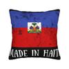 Pillow Case Haiti FlagCountry Map Soft Pillow Cover For Sofa Home Decoration Fashion Pillowcases