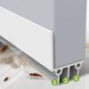 Easy Install Windproof Door Weatherstrip Soundproof Self Adhesive Seal Strip Wear-resistant Winter Proof Strip Bedroom Bathroom