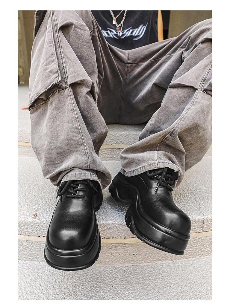 2024 Summer Comfortable Men's Casual Heightening Shoes, Big Head Design, Style 24369-J