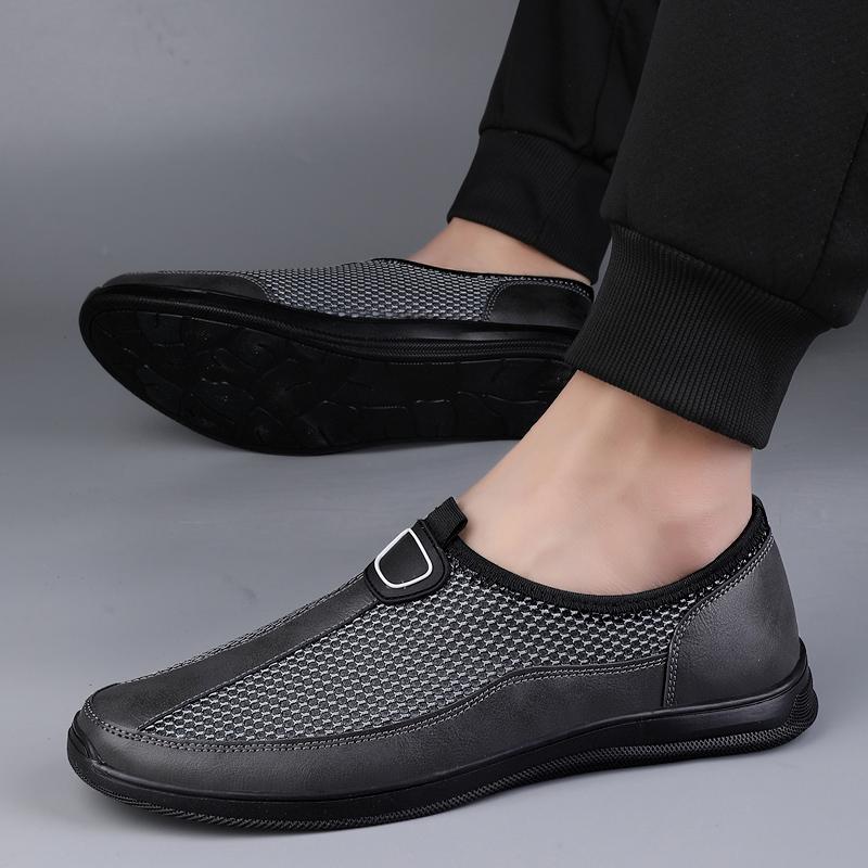 Fashion Men's Shoes New Breathable Driving Shoes Summer Outdoor Mens Sneakers Lightweight Non-Slip Casual Shoes Mocassins Plus Size 47