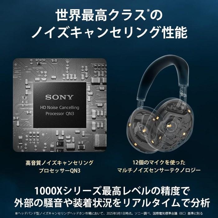 Sony WH-1000XM6 Sandstone: Wireless Headphones, Noise Cancelling, Bluetooth, Long Battery Life