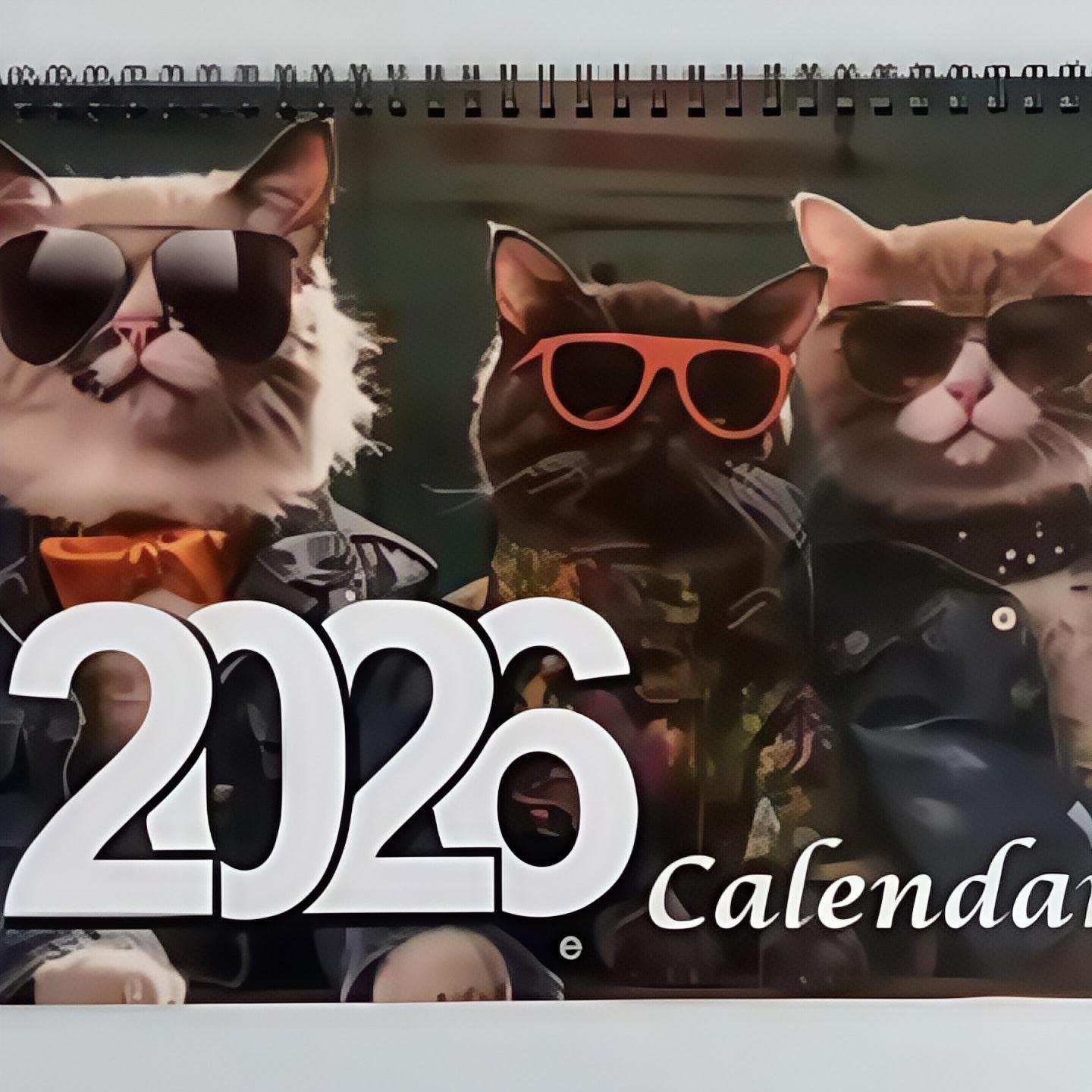 2026 Creative Funny European & American Desk Calendar