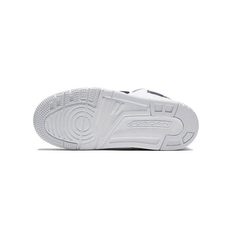 Jordan Courtside 23 Concord Cushioning Children's Basketball Shoes White Black Purple Kids' AQ7734-104
