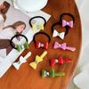 Chic Retro Style Acetate Bow Hair Tie And Versatile Duckbill Clips In Multiple Colors