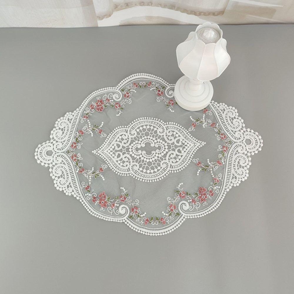 Party Wedding Home Decorations Lace Embroidered Coaster Kitchen Accessories Table Cloth