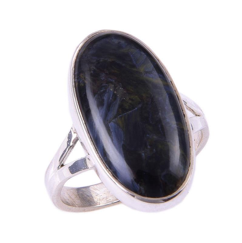Natural Pietersite Gemstone Handmade 925 Solid Sterling Silver Ring Size 8 H7T95