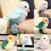 Papegoj plysch nyckelring med flexibel bomullsfyllning Söt tjejaccessoar