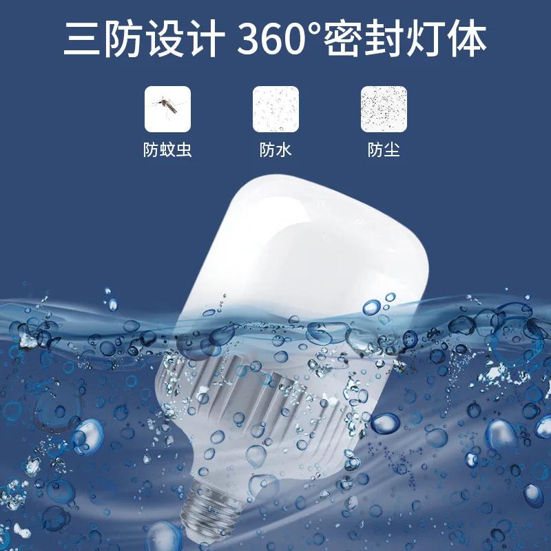 E27 Base LED Lamp 15W - 100W Replacement, Eco-Friendly 5000K Bright Light, Long-Lasting for Bedroom/Kitchen