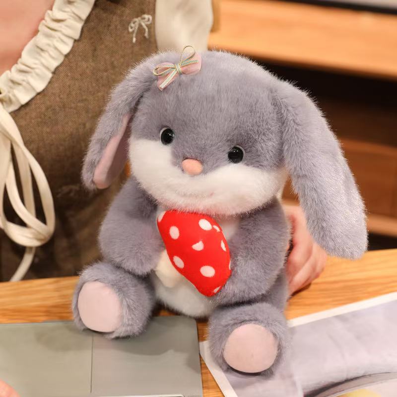 Newest Mushroom Rabbit Mushroom Green Plant Kawaii Plush Toy Figure Doll Cartoon Anime Cute Kids Birthday Holiday Gift Doll