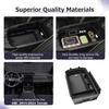 For GMC 2018-2025 Terrain Center Console Storage Box Armrest Secondary Car Organizer Storage Coin Holder Tray ABS Accessories