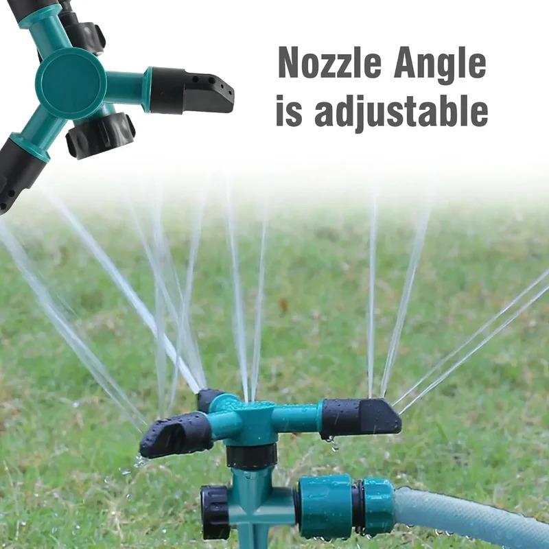 2pcs 360° Rotating Garden Sprinkler, Automatic Watering System for Agricultural & Lawn Irrigation, Water Saving Sprayer