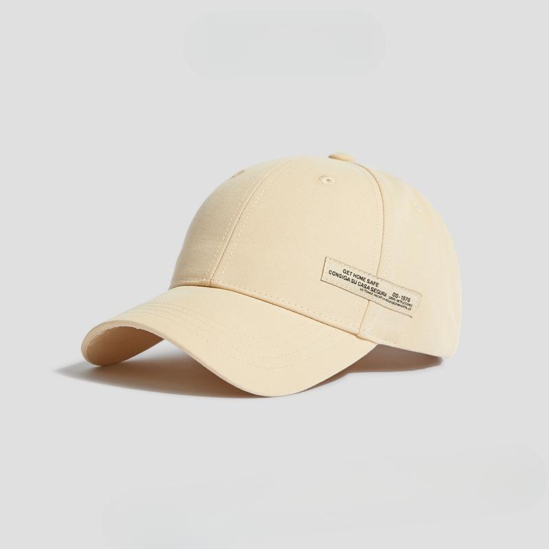 Hat men's and women's visor hat spring summer cap Korean version of fashion sticker baseball cap men's outdoor casual couple hat