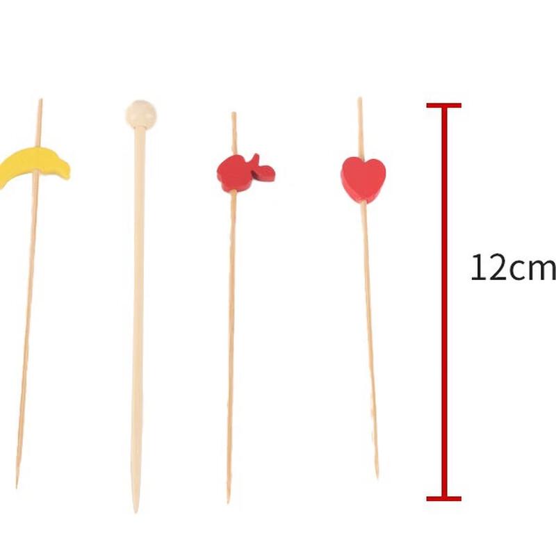 Disposable Artistic Bamboo Fruit Picks