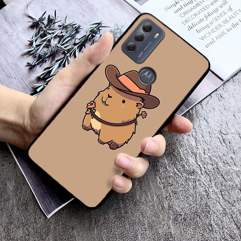 

Чохол Cute Capybara для Moto G84 G22 G32 G42 G52 G62 G53 G72 G60 G60S G100 G10 G20 G30 G13 G50 G 5G G Pure Moto G60S
