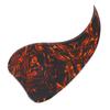 Guitar Pickguard Self Adhesive Comma Shaped PVC Decorative Acoustic Guitar Accessories for Guitarist