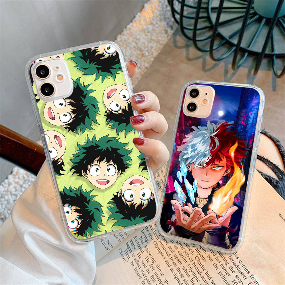 Pouzdro pro Samsung A04 A14 A23 A34 A54 M23 M33 M52 M53 Realme 10 9 C30S C35 C55 VIVO Y02S Y21 Y51 X80 Pro Transparent Cover WI69 My Hero Academia