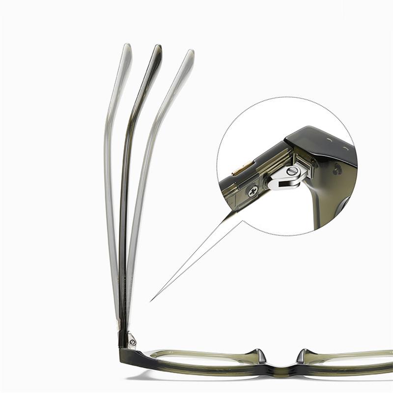 Transparent Blue Frame Square Short-Sight Prescription Glasses For The Nearsighted  Myopia Eyeglasses  0 -0.5 -0.75 To -6.0