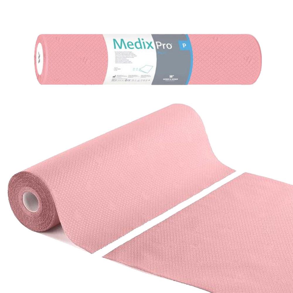 Hygienic Pad On Roll 60cm X 50cm Pink 36g Medixpro 100 Pcs