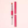Yousheng Universal Nail Art Pen Easy Use Stainless Steel Dual Ended 2 in 1 Gel Nail Brush for Home
