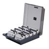 Multicolor Business Card Organizer Box with Expandable Design for Plastic Storage Organizer and Office Supplies